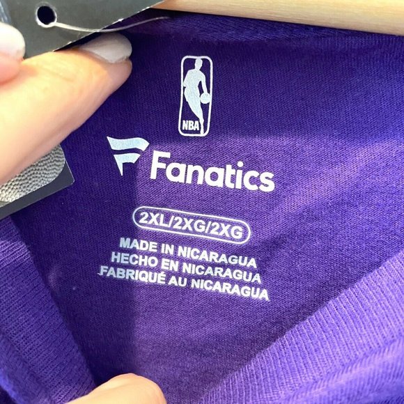 Lakers Fanatics “James 23” Purple Long Sleeve - Picture 6 of 7